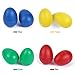 Kabi 20Pcs Plastic Egg Shakers Set Percussion Musical Egg Maracas Child Kids Toys