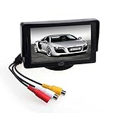 Sandsitore Cool Vehicle Car 4.3' TFT LCD Color Rearview Monitor for DVD GPS Reverse Backup Camera