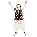 IDGIRL baby girls and boys' Flannel Zipper jumpsuit rompers