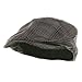 Mega Cap Mens Ivy Newsboy Cap Hat (Red Plaid, Small)