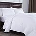 puredown White Goose Feather Down Comforter Twin Size, All-Season Duvet Insert, Hotel Collection Comforter with Corner Duvet Tabs(White, 68x88)