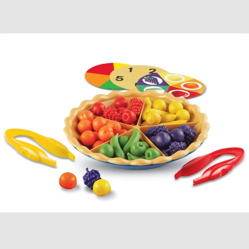 Learning Resources Super Sorting Pie, 63 Pieces