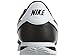 Nike Men's Cortez Basic Leather Black/White/Metallic Silver Casual Shoe 8.5