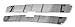 APS 03-05 Chevy Silverado 1500/03-04 2500 Stainless Steel Billet Grille Grill Insert