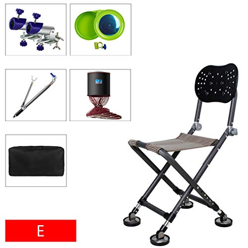 Fischen Stuhl Falten Tragbare Angelsitz Thickening Mehrzweck-Fischischlasgerät Komfortable Starke Last Trägt 150kg – Bild 3