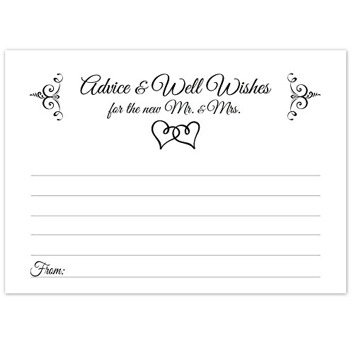 Buy Marriage Advice Cards Double Hearts Wedding Advice Cards 50 Buy Marriage Advice Cards Double Hearts Wedding Advice Cards 50