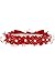 AMJ Dresses Inc Girls One Size Red Flower Girl Hair Wreath