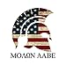 MOLON LABE AMERICAN FLAG GREEK SPARTAN STICKER WITH WHITE BACKGROUND