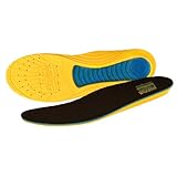 MEGAComfort MEGASole Anti-Fatigue Insoles; Original Dual Layer 100% Memory Foam with Gel, Men's Size 6-7, Women's Size 8-9