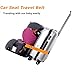 JAPARA Kids Car Seat Travel Belt Luggage Strap to Convert CarSeat and Carry-on Luggage Suitcase into an Airport Car Seat Stroller & Carrier(Orange)
