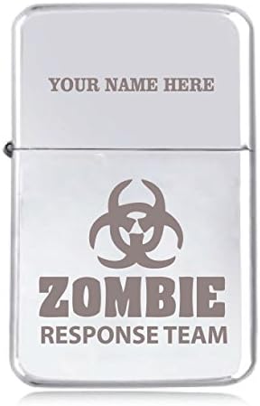 Zombie Response Team Design - Personalised STAR Windproof Petrol Lighter