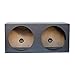Qpower QBOMB15S Dual 15 Sealed Woofer Enclosure Withh Bed Liner Spray