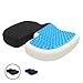 bonmedico Orthopedic Seat Cushion Large - Home Office Non-Slip & Memory Foam Seat Pillow to Relieve Back, Sciatica & Coccyx/Tailbone, for Office Chair Cushion, Car Seat Cushion Or Wheelchair, Blue