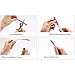 Hygoo 60 PCS Assorted Heat Shrink Tubing Tube, Wire Repair Protector Compatible with iPhone X 8 7 6 Plus 5 SE iPad iPod USB Data Cable