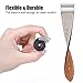 Mornex Replacement Leather Band Compatible with Fitbit Charge 2, Classic Genuine Leather Wristband for Men Women(Beige-Silver Buckle)