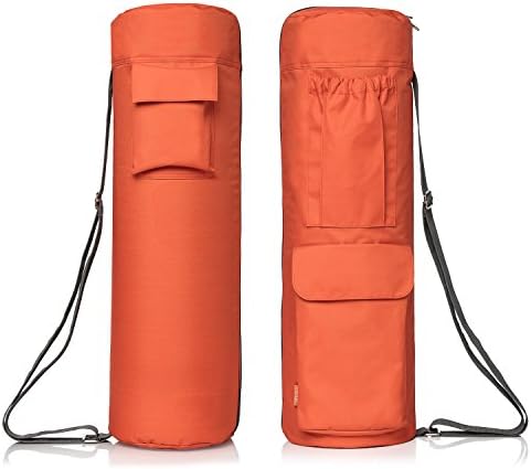 newk yoga Full Zip Yoga Bag with Expandable Pocket and Water Bottle Holderโ Fits Yoga Mats