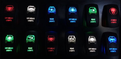 Rocker Switch Toyota Land Cruiser 90 Series (Meru/Prado ... contura v switch wiring diagram 