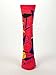 Blue Q Socks, Women's Crew, My Favorite Salad Is Wine,8, Fits Women's shoe size 5-10.,red, yellow, blue