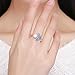 S925 Sterling Silver Cute Star Open Statement Ring for Women Girls Adjustable Vintage Lucky Star Engagement Wedding Ring Promise Ring Knuckle Finger Band Dainty Jewelry Gifts BFF Birthday