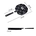 Takoyaki Pan, Keeper Nonstick Cast Aluminum Alloy Baking Tray Pan Aebleskiver Takoyaki Maker, 12 Holes