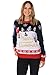 Tipsy Elves Women's Ugly Christmas Sweater - Yellow Snow Sweater