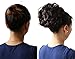 CAISHA Bun Hairpiece Ponytail Topknot Hepburn-Bun Scrunchie Updo Dark Brown Mix HK110