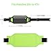Running Waist Pack - Waterproof Sports Belt with Headphone Hole, Soft Sweat-Proof Fabric and Adjustable Elastic Strap for Waist Curve, Fitness Belt for iPhone and Samsung