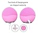 Sonic Silicone Electric Face Brush USB Charging & Waterproof for Woman Teen Girl Wash(Pink)