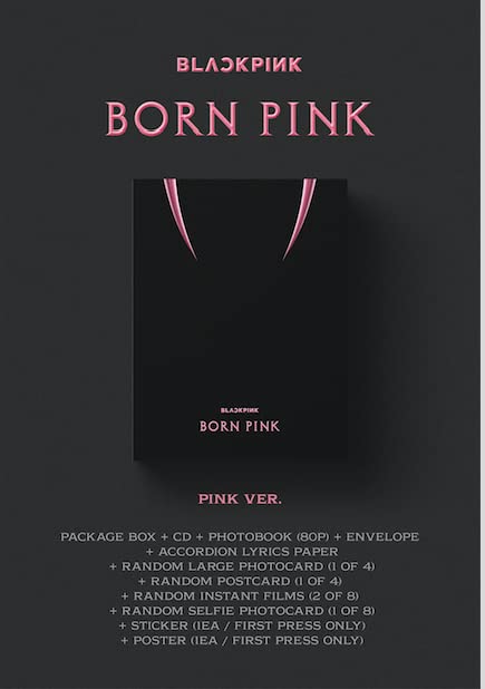 YG WORKS BLACKPINK 2nd ALBUM - BORN PINK [PINK Ver.] _Package Box set (Referring to the bullet point), Medium