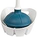 Kleen Freak Antibacterial Toilet Plunger with Holder – Advanced Germ Guard – Maximum Plunging Power