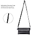 Befen Leather Wristlet Wallet Clutch Women Smartphone Cross Body Wallet with Card Slots/Shoulder Strap/Wrist Strap -for Cellphone Up to 6.1 x 3 * 0.3 Inch-Black