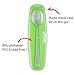 Innobaby Din Din Smart Stainless Steel Spoon and Fork with Carrying Case. Utensil Set for Kids and Toddlers. BPA Free. Green, 2 Count (Pack of 1)