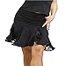 MotonyNew Style Lace Latin Dance Dress Latin Dance Costume Square Dance Skirt Black M