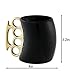 Cynthia Fist Cup Brass Knuckle Duster Handle Coffee Mug
