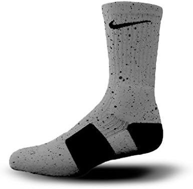 HoopSwagg Cement Custom Nike Elite Socks Extra-Large
