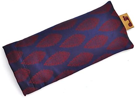 Barefoot Yoga Silk Eye Pillows - Indian Sari Designs with Flax Seed &amp; Lavender (Jodhpur)