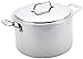USA Pan Cookware 5-Ply Stainless Steel 8 Quart Stock Pot with Cover, Oven and Dishwasher Safe, Made in the USA