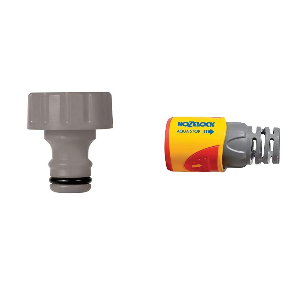 Hozelock Inlet Adaptor for Reels and Carts & AquaStop Connector Plus (12.5mm & 15mm)
