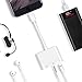 Anytrox 3 in 1 Headphone Adapter for iPhone,3.5mm Earphone Aux Audio and Charge Adapter Splitter Compatible for iPhone 14 13/12Pro/11/X/8 and iPad(White)