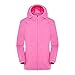 Lanbaosi Women's Lightweight Windbreaker Skin Jacket Rain Coat Travel Hoodie Outwear