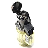 T1 Clear Color Triple Flames Refillable Butane