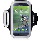 Samsung Galaxy S4 Shocksock Reflective Sports Armband (Black)