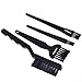 BLUECELL Set of 4 Plastic Handle Nylon Anti-Static Brushes for Cleaning Keyboard Circuit Board
