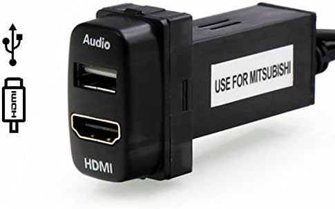 スポンサー プロダクト Usb入力ポート Hdmi入力ポート オーディオパーツ メーカー再生品 三菱車系用 Mitsubishi スイッチホールパネル