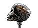 Silver Tone Carved Celtic Zombie Tattoo Skull Head Hot Rod Auto Gear Shift Knob/Decor