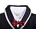 ZOEREA Baby Boys Romper Suits Bow Tie Baptism Wedding Tuxedo Jumpsuit Cotton,Label 70/Age 6-9 Months,Navy