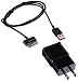 Samsung Galaxy Tab 30pin Travel Charger 2.0Amp Power- Works for 10.1/8.9/7.0 - Black - Non Retail Packaging