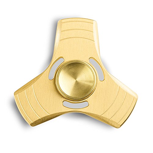 Fidget Spinner EDC Hand Spinner Focus Fingertip Spinner Fidget Toys High Speed Brass Metal Relieving ADHD, OCD, Anxiety, Stress and Boredom - Up to 5 Mins