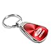 Au-TOMOTIVE GOLD Tear Drop Key Chain for Ford Edge (Red)