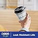 Dixie To Go Paper Coffee Cups With Lids, 12 oz, 66 ct, Disposable Insulated Paper Cups for On-The-Go Hot or Cold Beverages